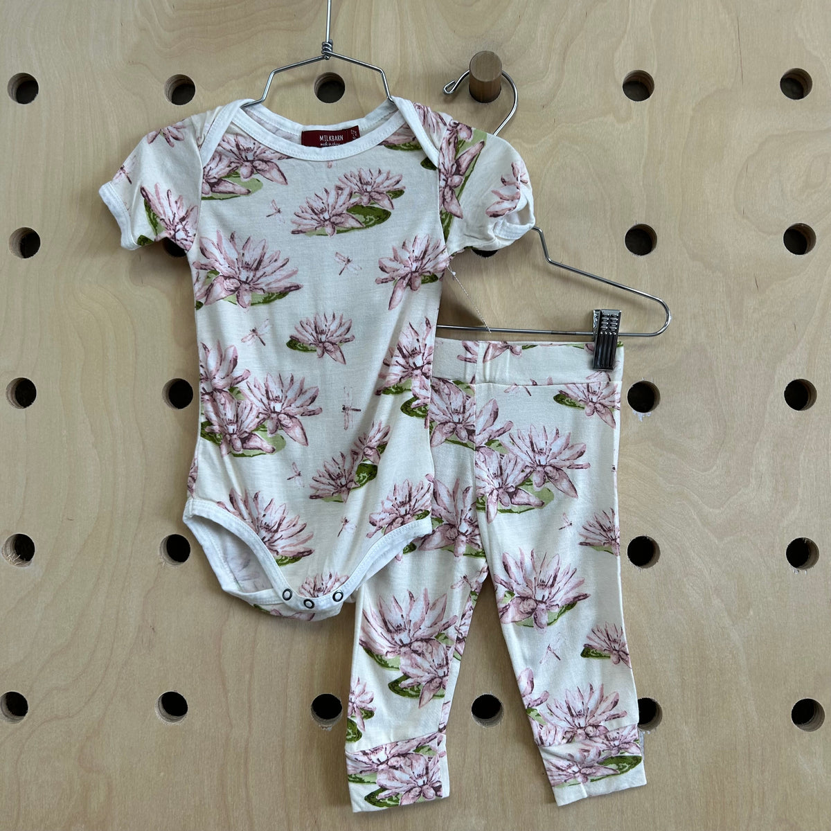 Cream Lotus Bodysuit & Soft Pants