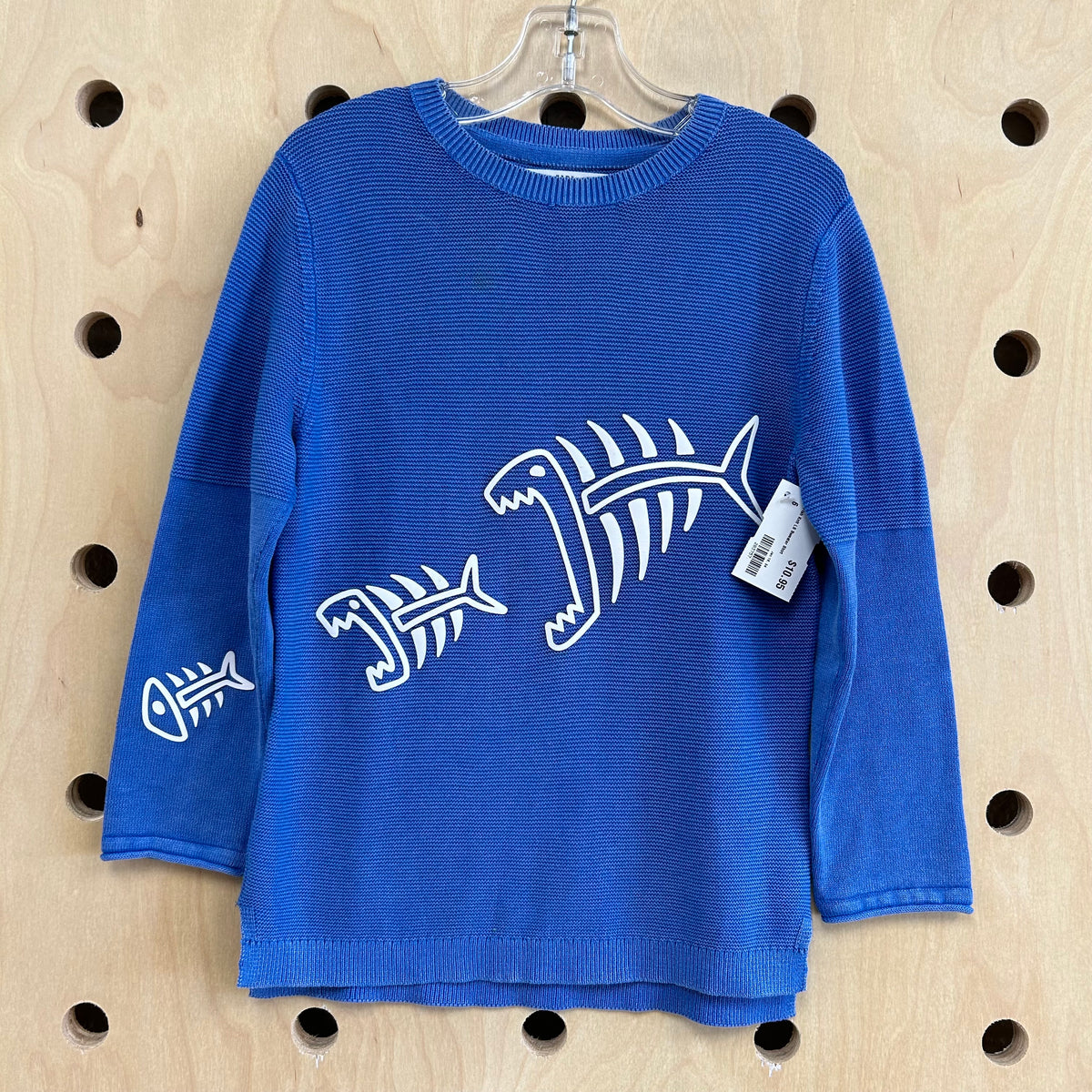 Blue Fish Knit LS Sweater Shirt