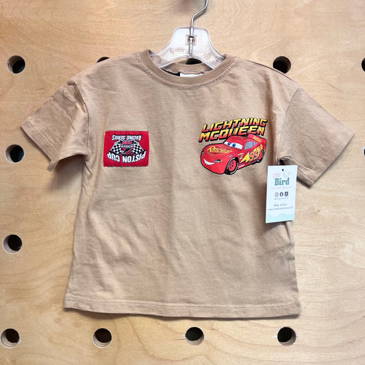 Tan Lightning McQueen Tee