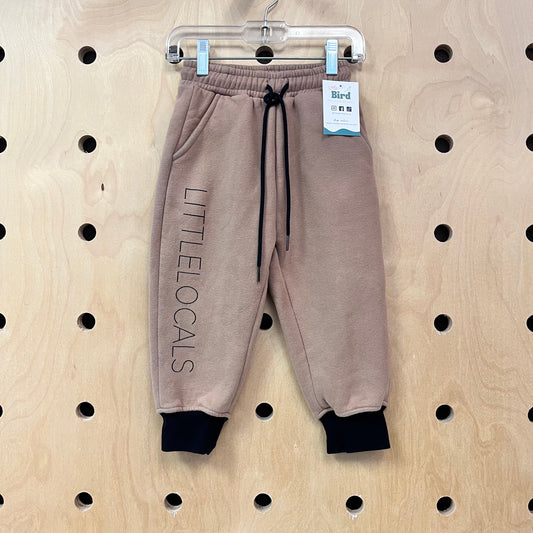 Brown Little Locals Joggers