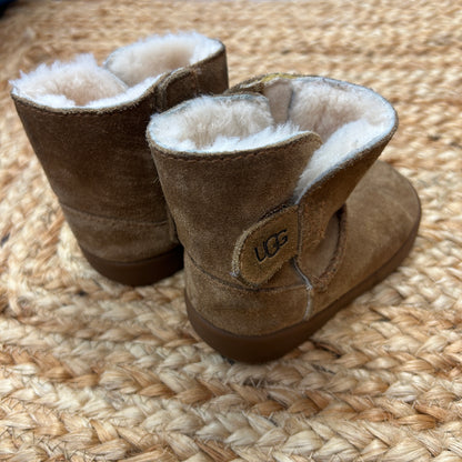Brown Fluffy Booties