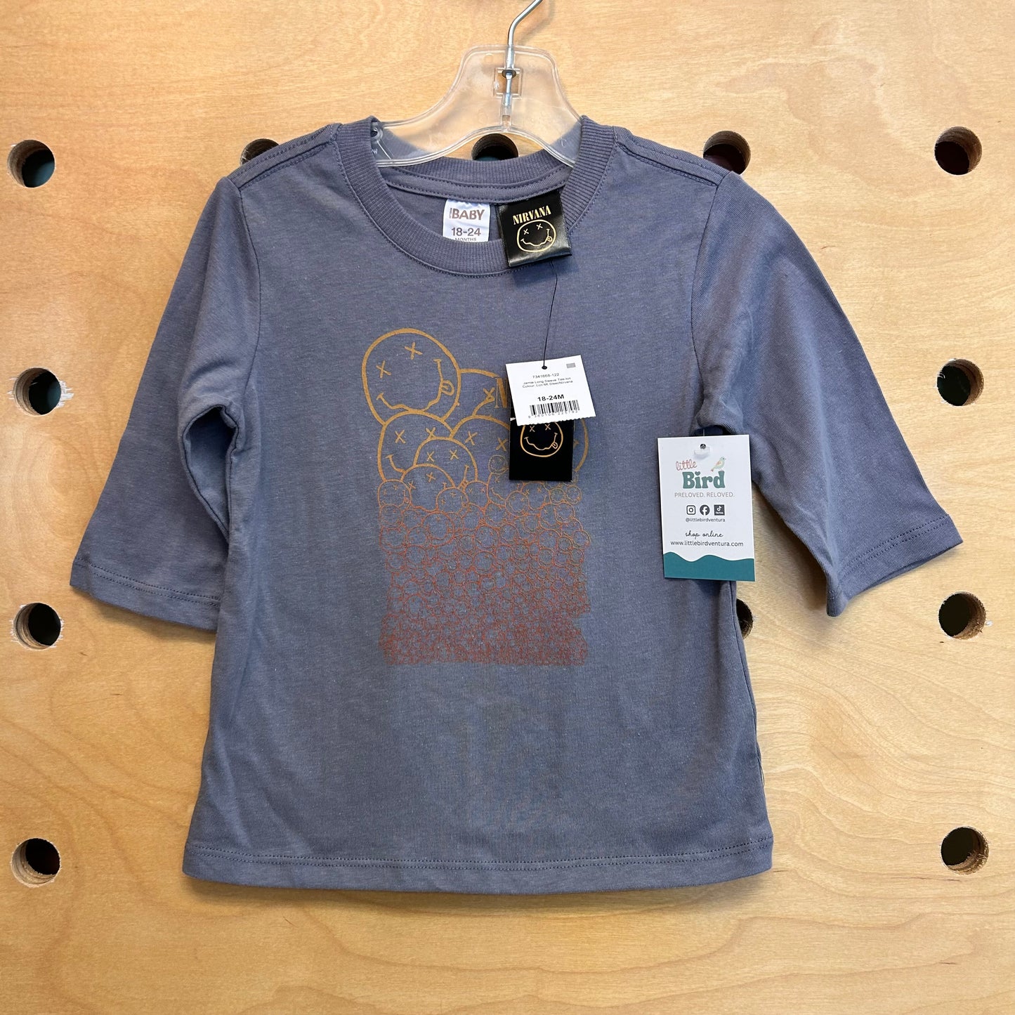 Grey Nirvana Tee NEW!