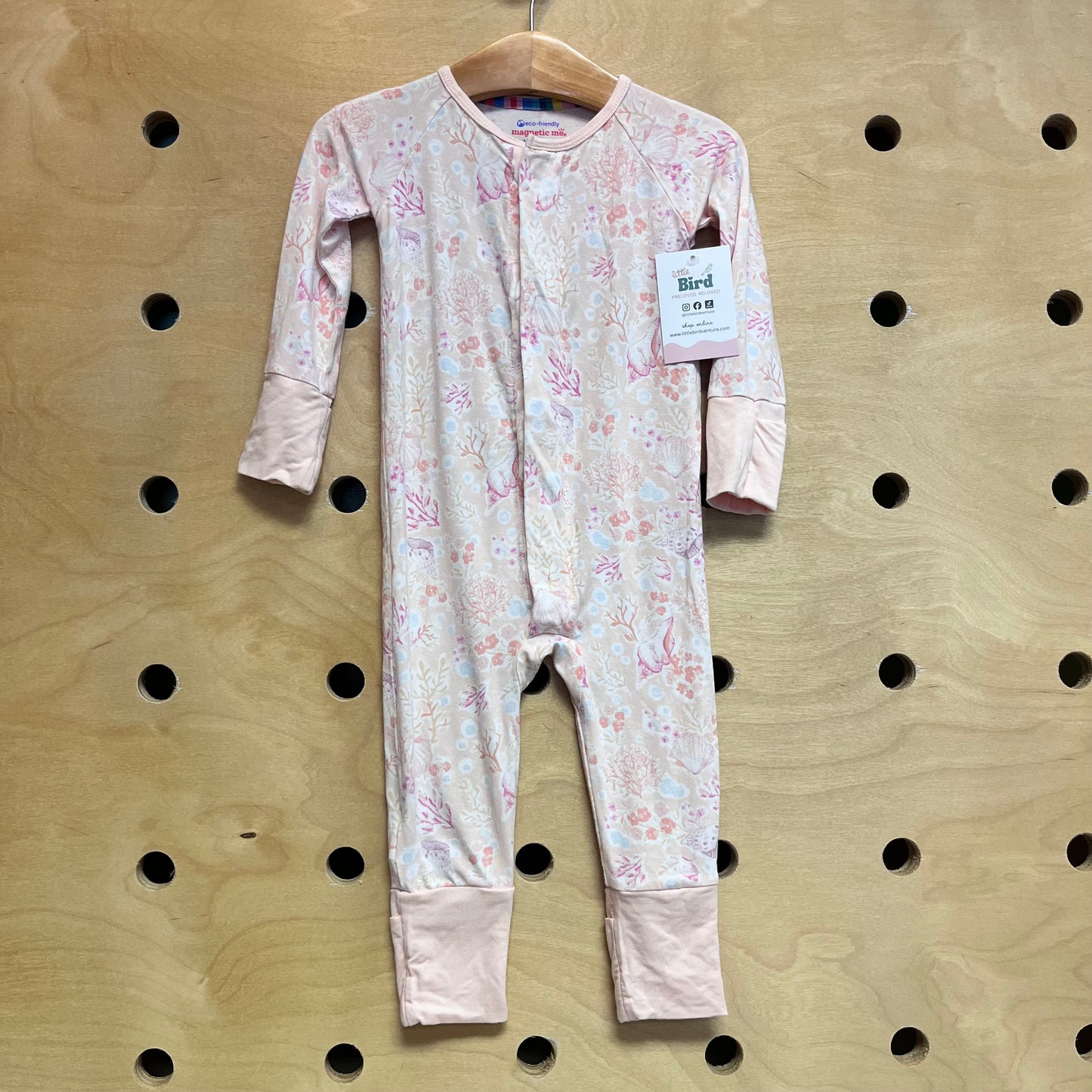 Magnetic Pink Floral & Coral Modal Pajamas