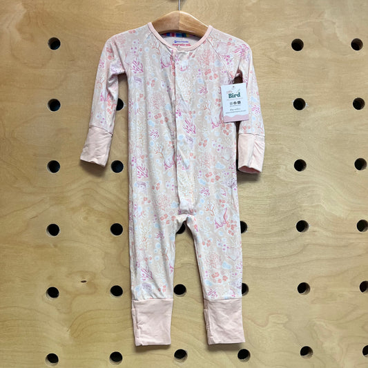 Magnetic Pink Floral & Coral Modal Pajamas