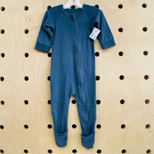Grey Zip Footies