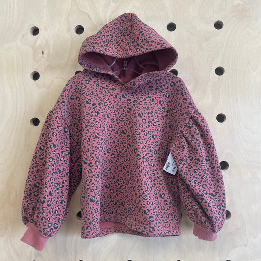 Terracotta Animal Print Hoodie