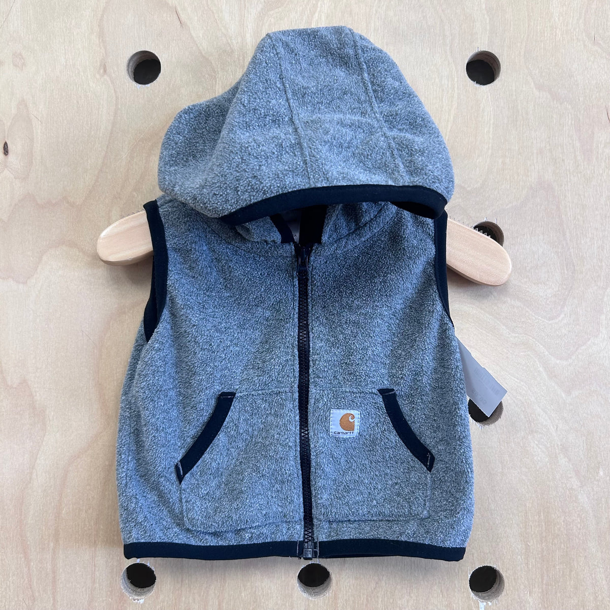 Grey Fleece Vest