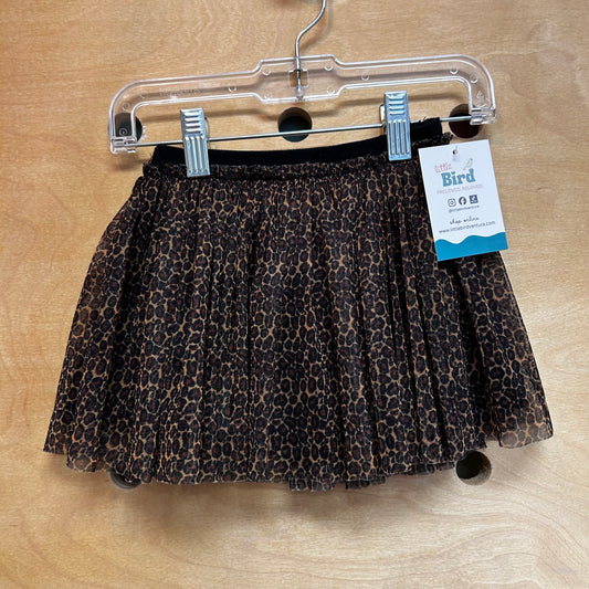 Animal Print Tulle Skirt