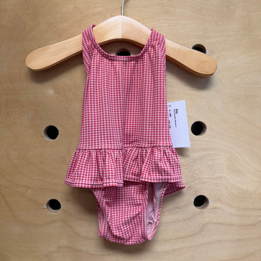 Red Gingham Swimsuit