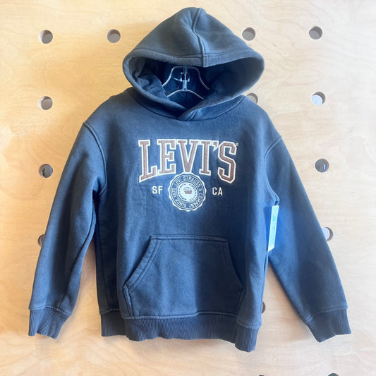 Grey Logo Hoodie Pullover