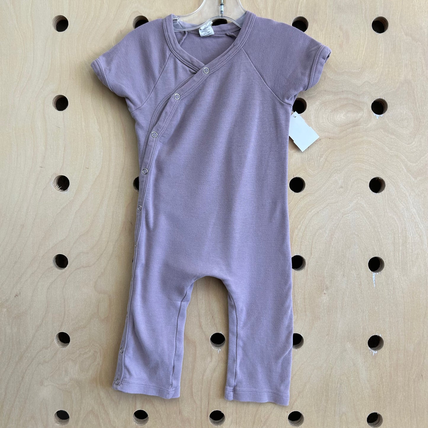 Dusty Plum Organic Romper