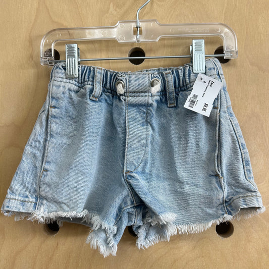 Denim Drawstring Shorts