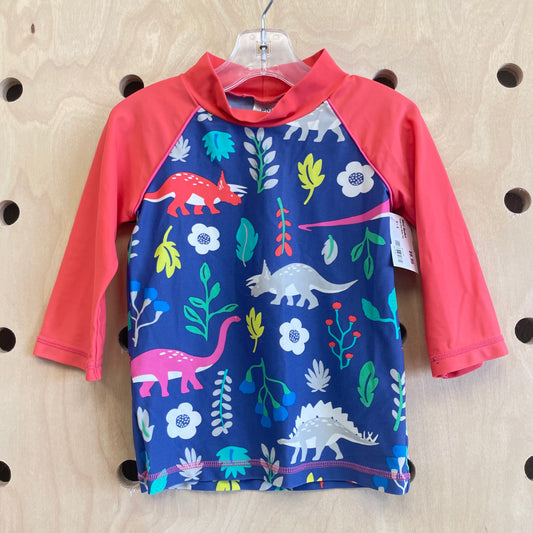 Floral Dino Swim Tee