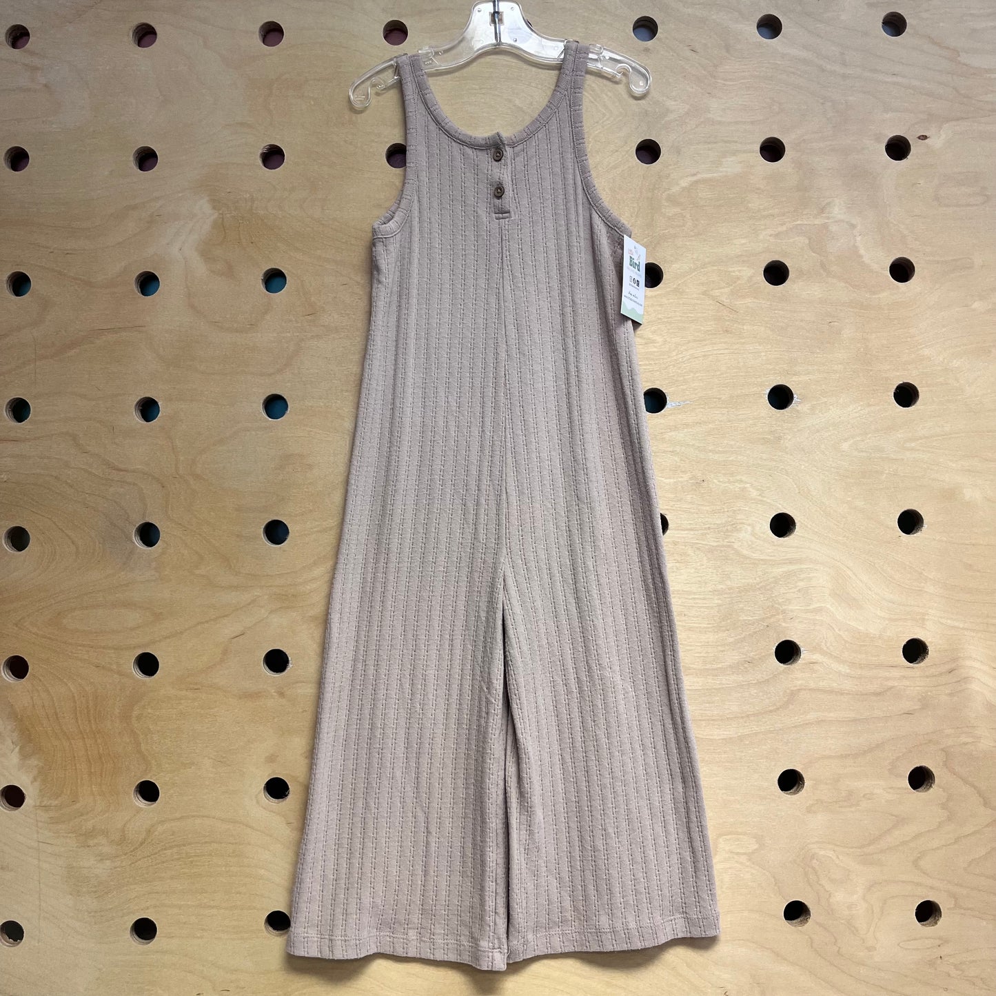 Cream Pointelle Wide Leg Romper