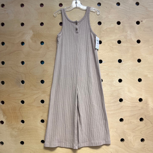 Cream Pointelle Wide Leg Romper