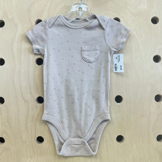 Beige Organic Bodysuit
