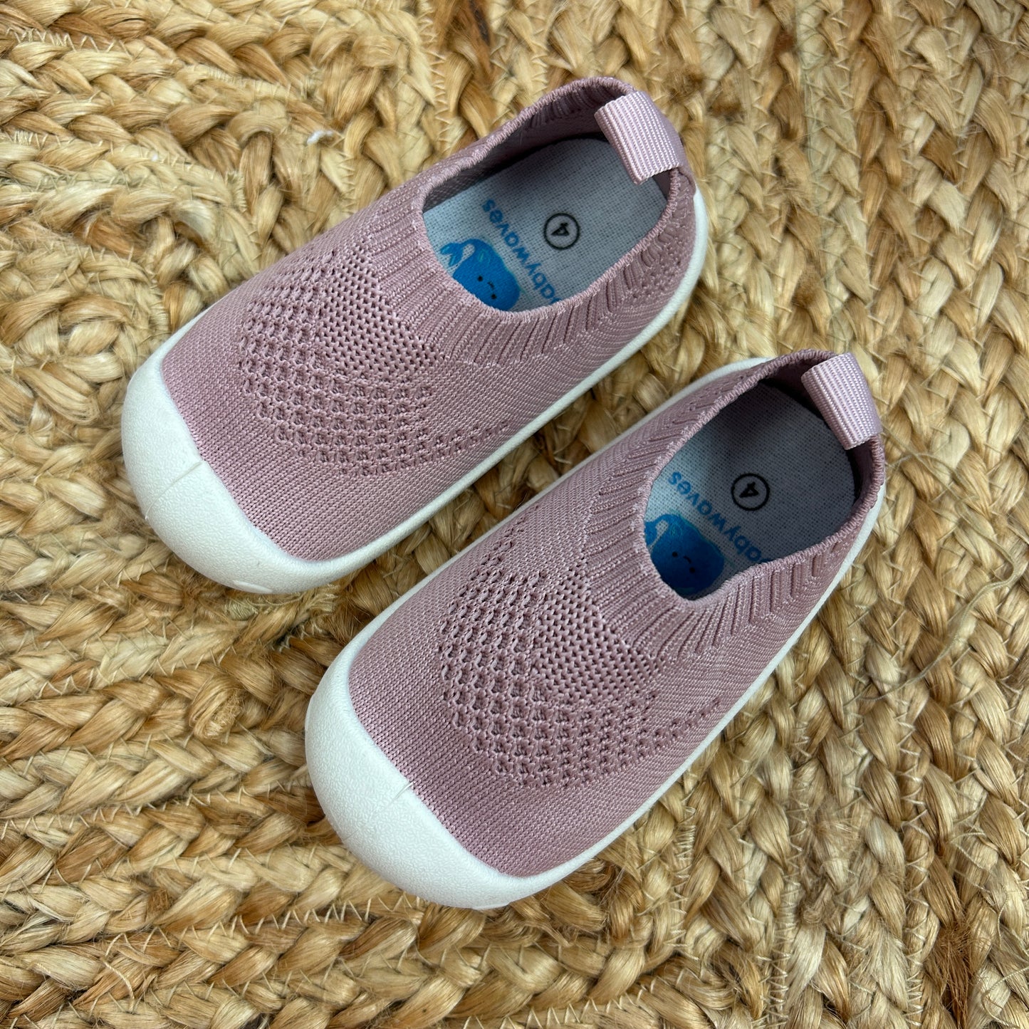 Mauve Mesh Sneakers