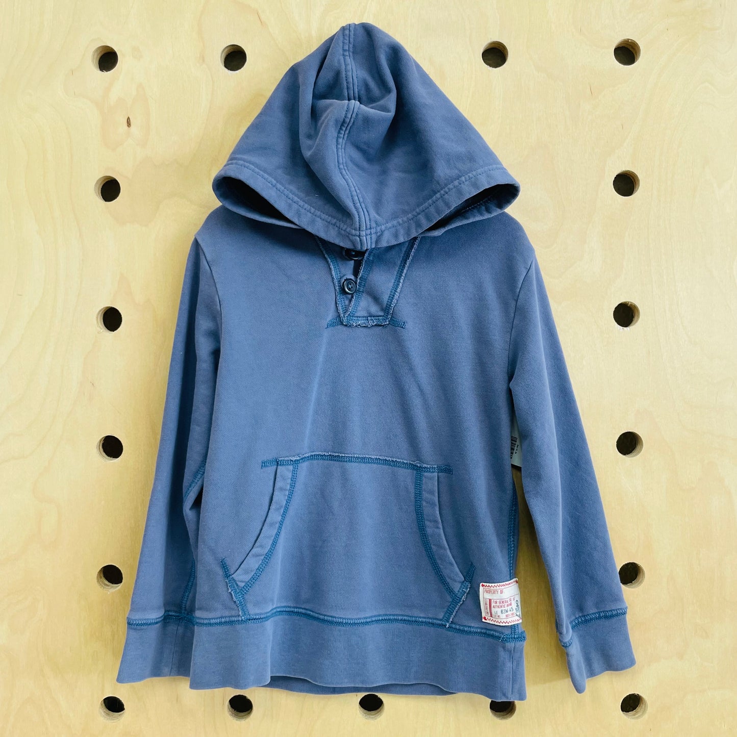 Blue Henley Hoodie