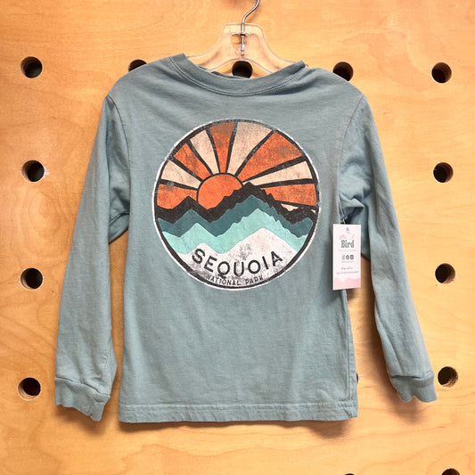 Blue 'Sequoia' Sun Cotton LS