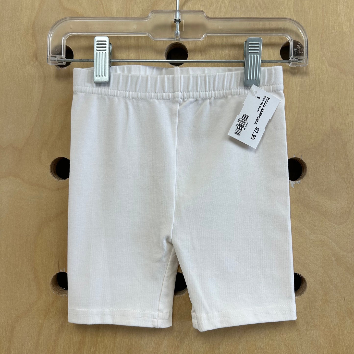 White Bike Shorts