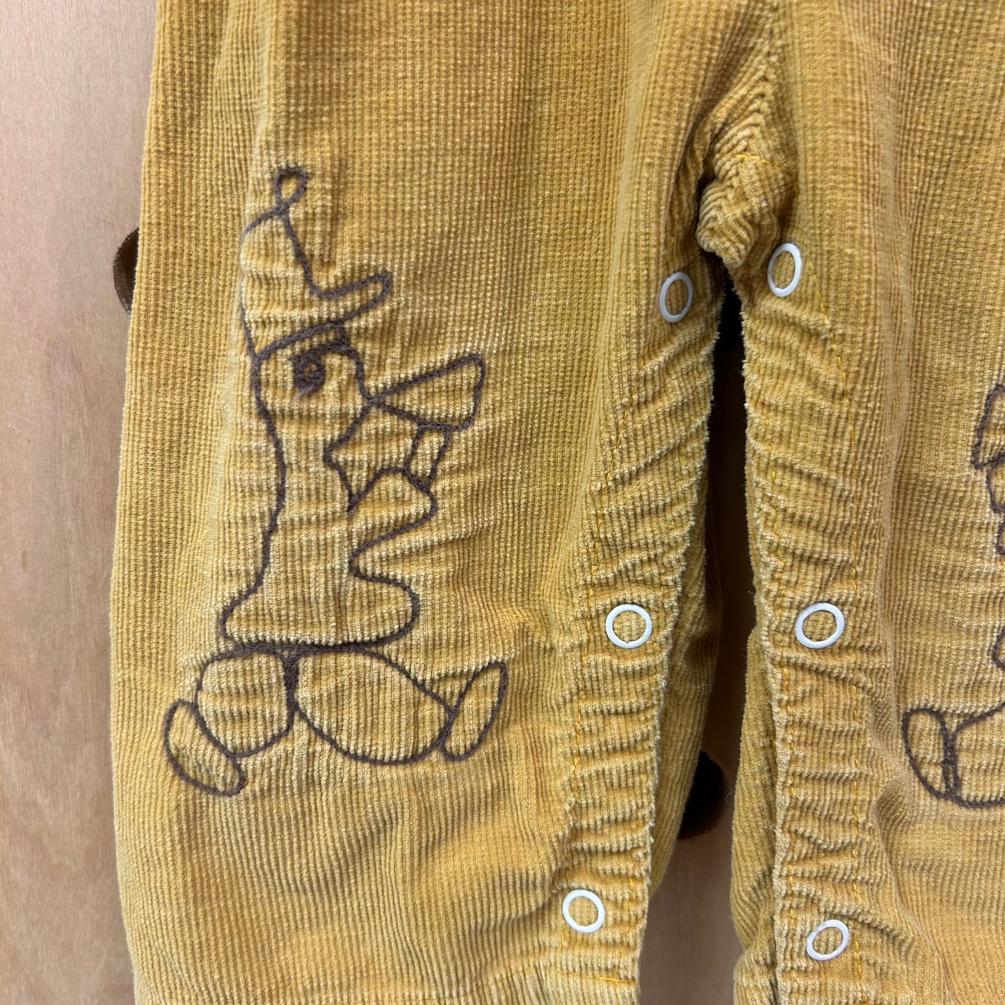 Yellow Cord Overalls
