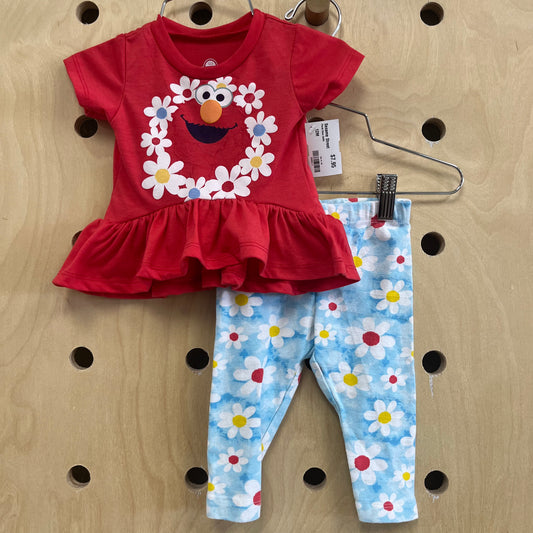 Floral Elmo Outfit