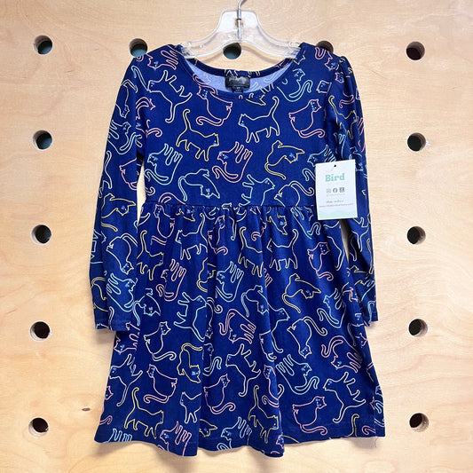 Blue LS Cats Dress