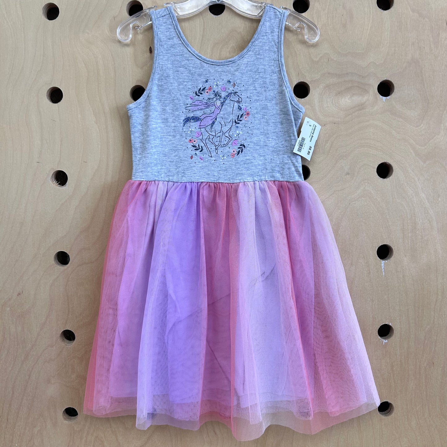 Grey Tulle Elsa Dress