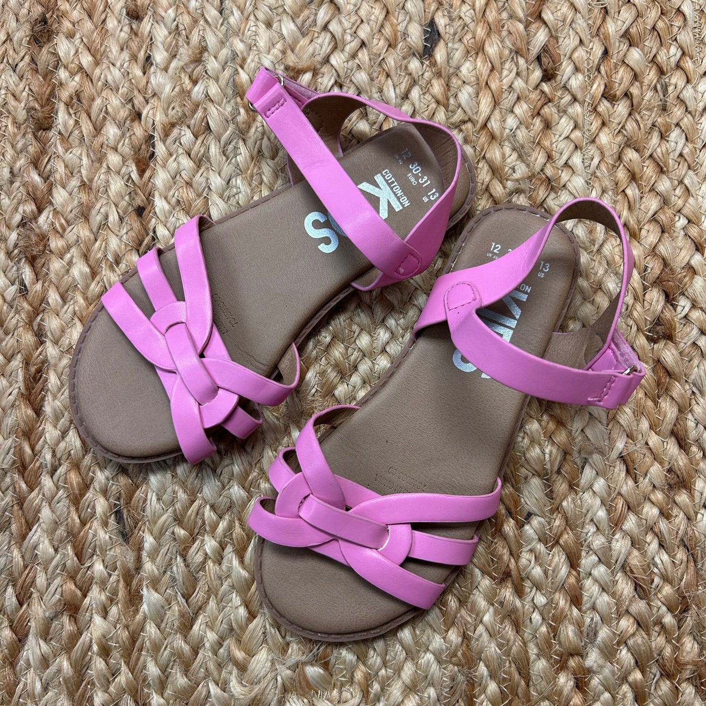 Pink Strappy Sandals