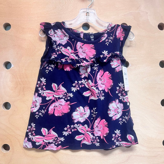 Blue/Pink Floral Tank Dress