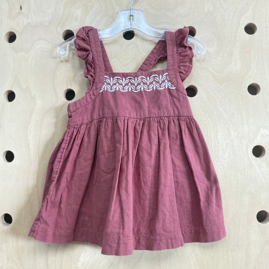 Terracotta Embroidered Tank