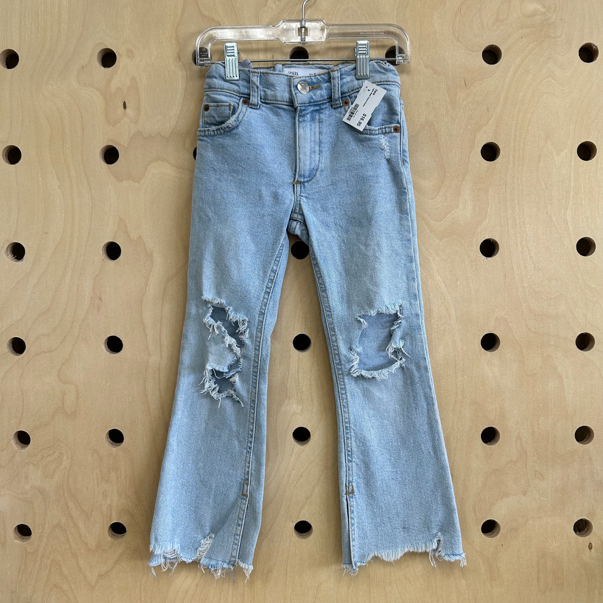 Light Wash Flared Denim