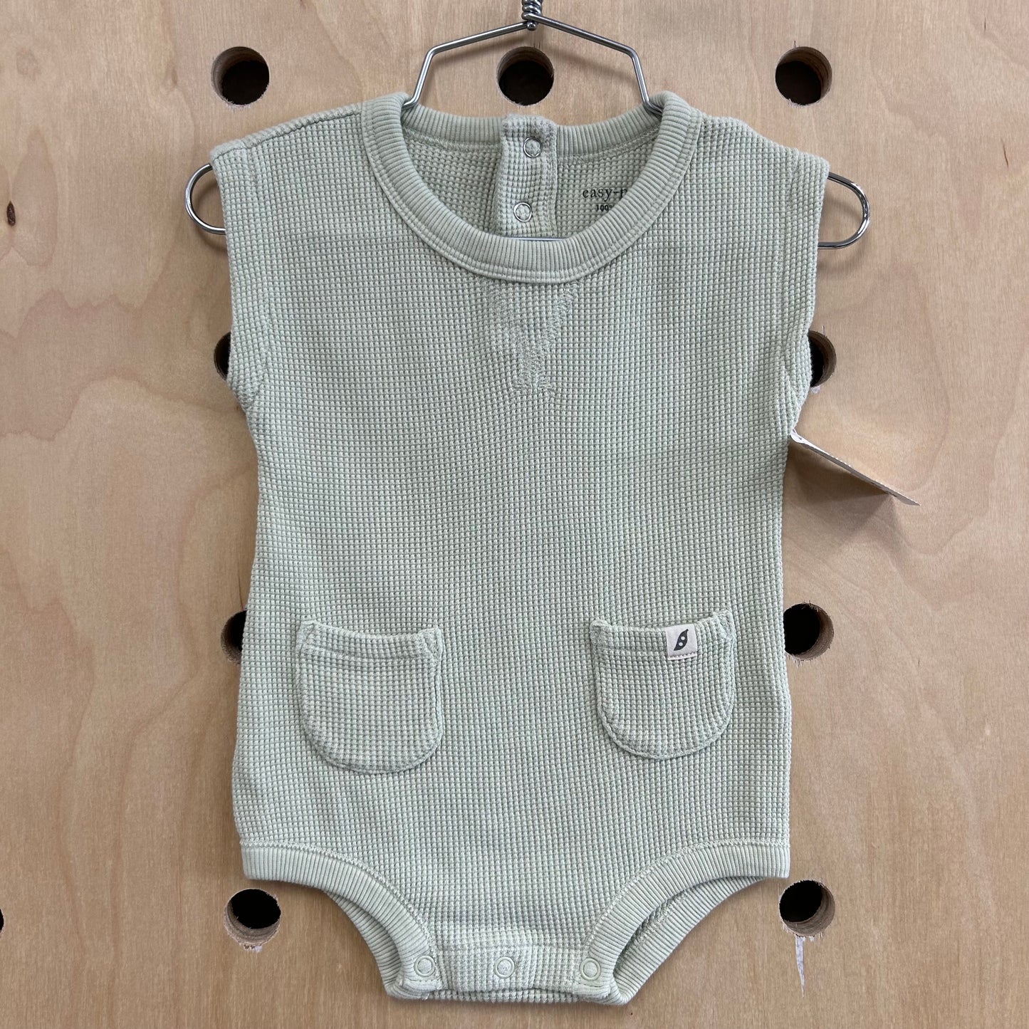 Green Organic Thermal Bodysuit