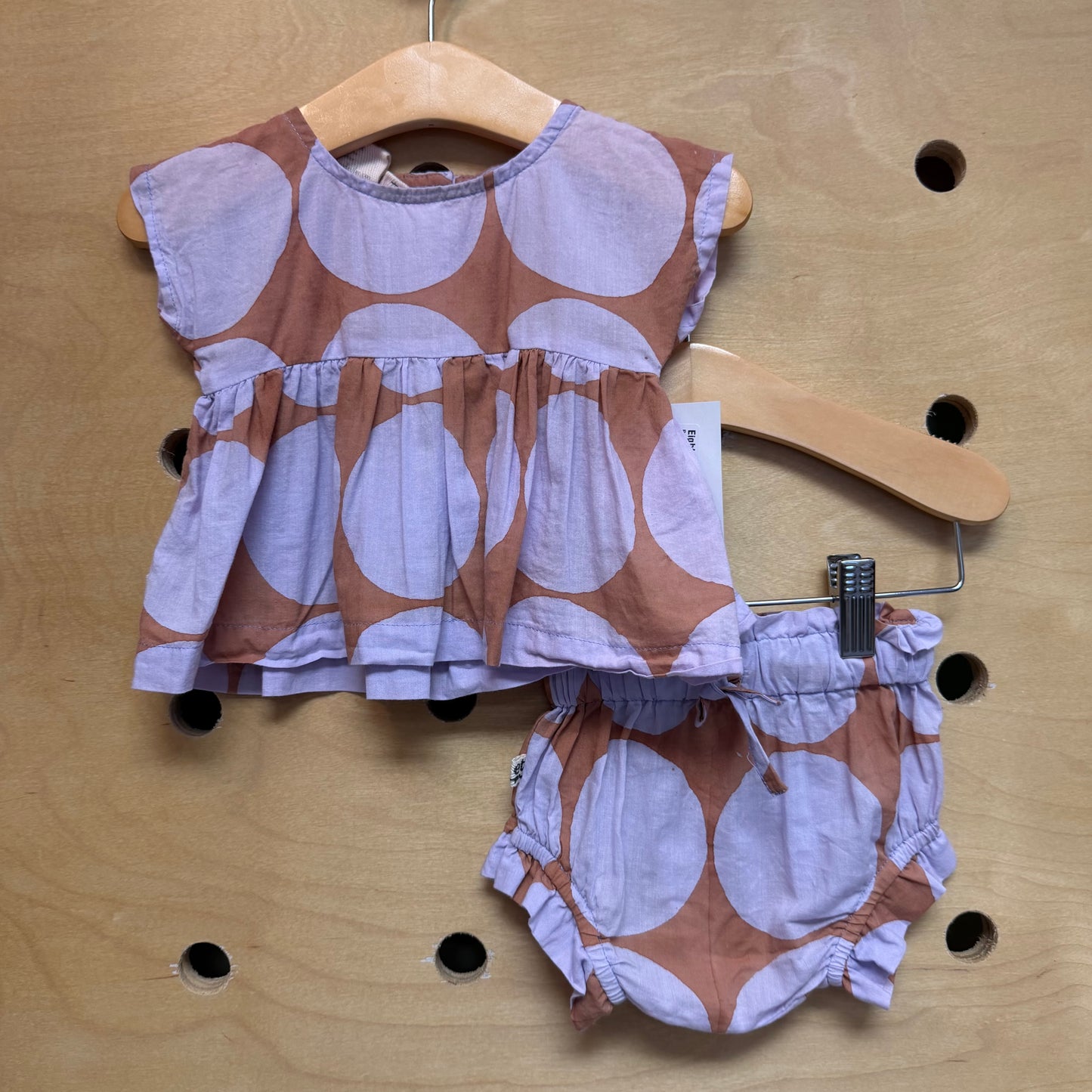 Purple/Brown Dots Outfit