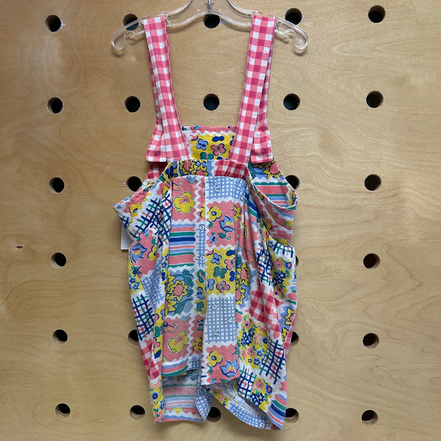 Honors Y2K Pink Colorful Gingham Romper
