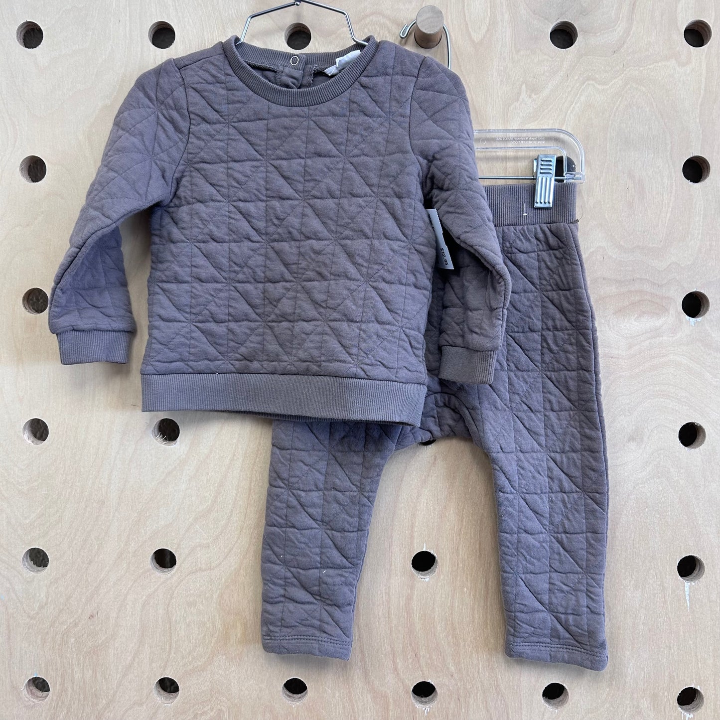 Taupe Quilted Outfit