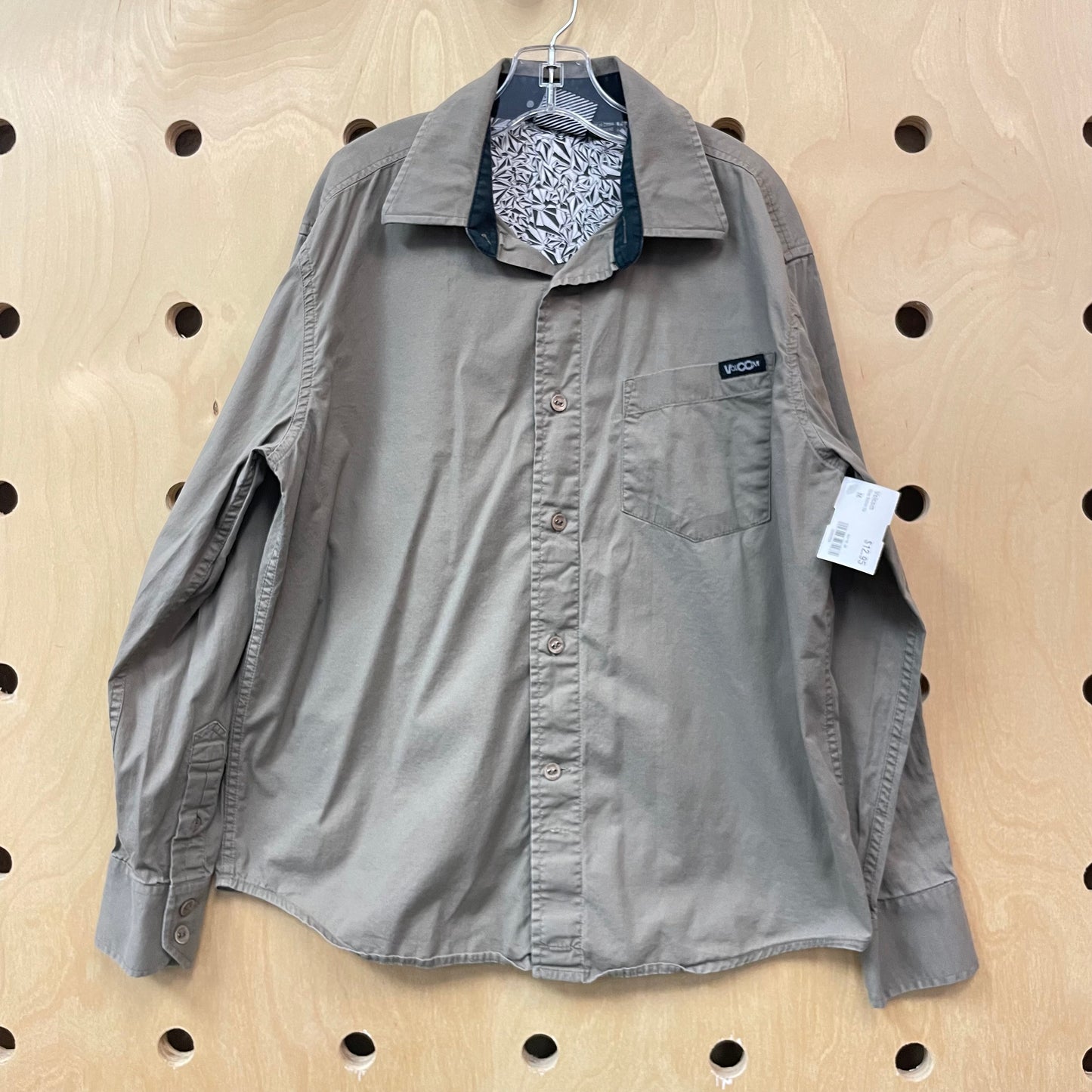 Grey Button Up