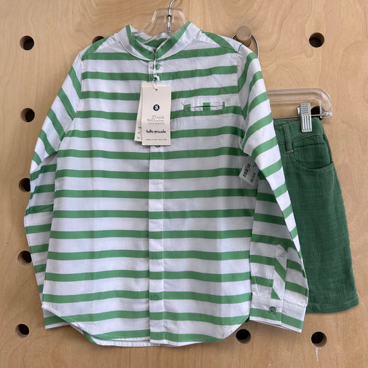 Green Striped Outfit NEW!