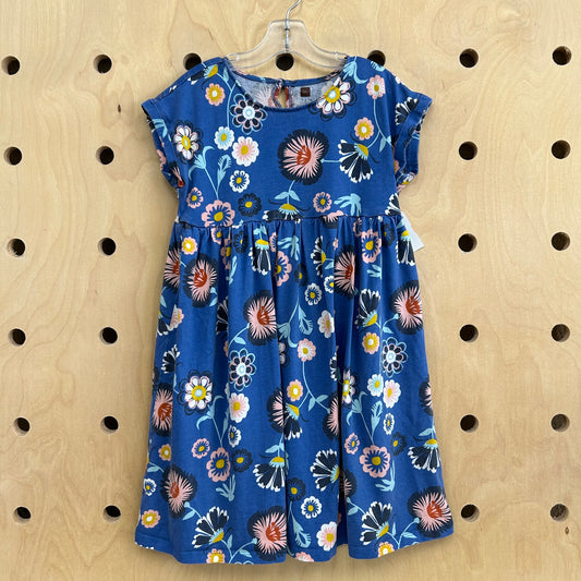 Blue Floral Dress