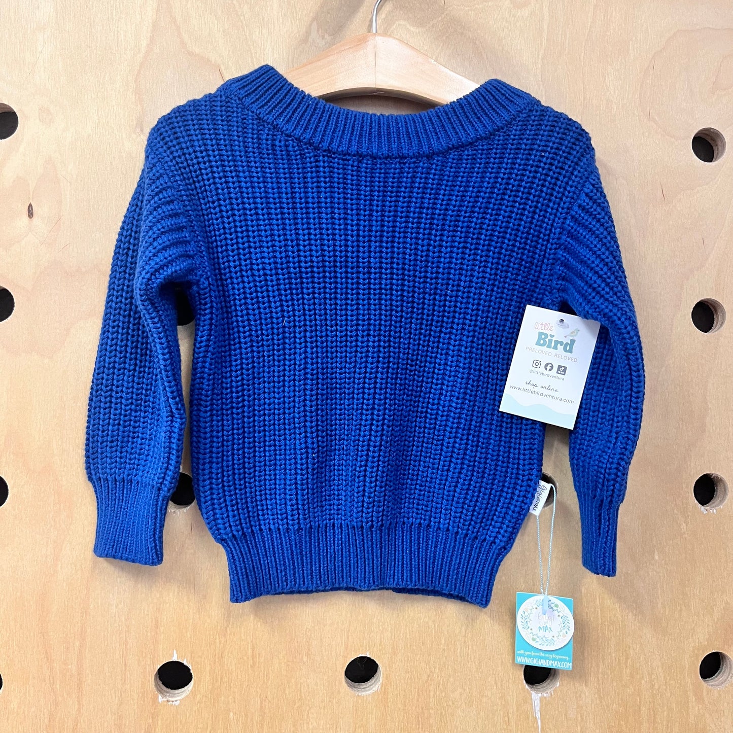 Blue Knit Sweater NEW!