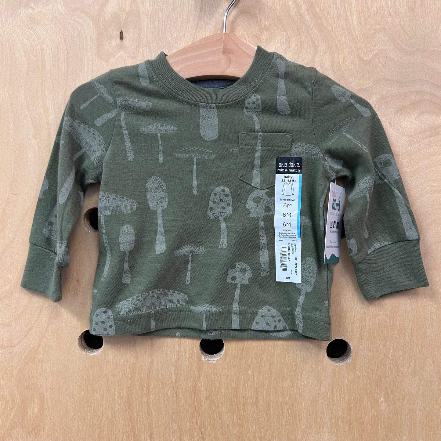 Green Mushrooms Tee NEW!
