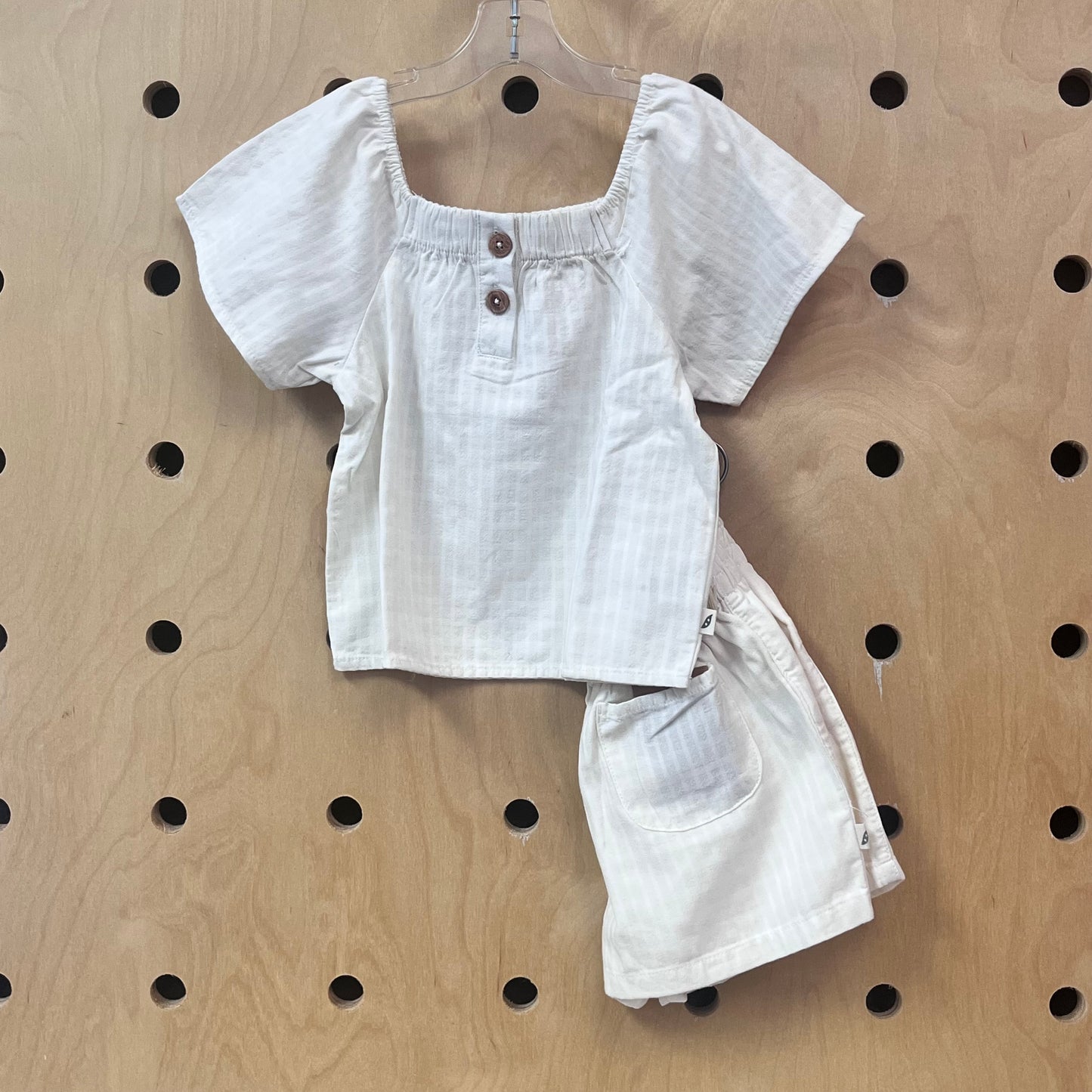 Cream Striped Outfit NEW!