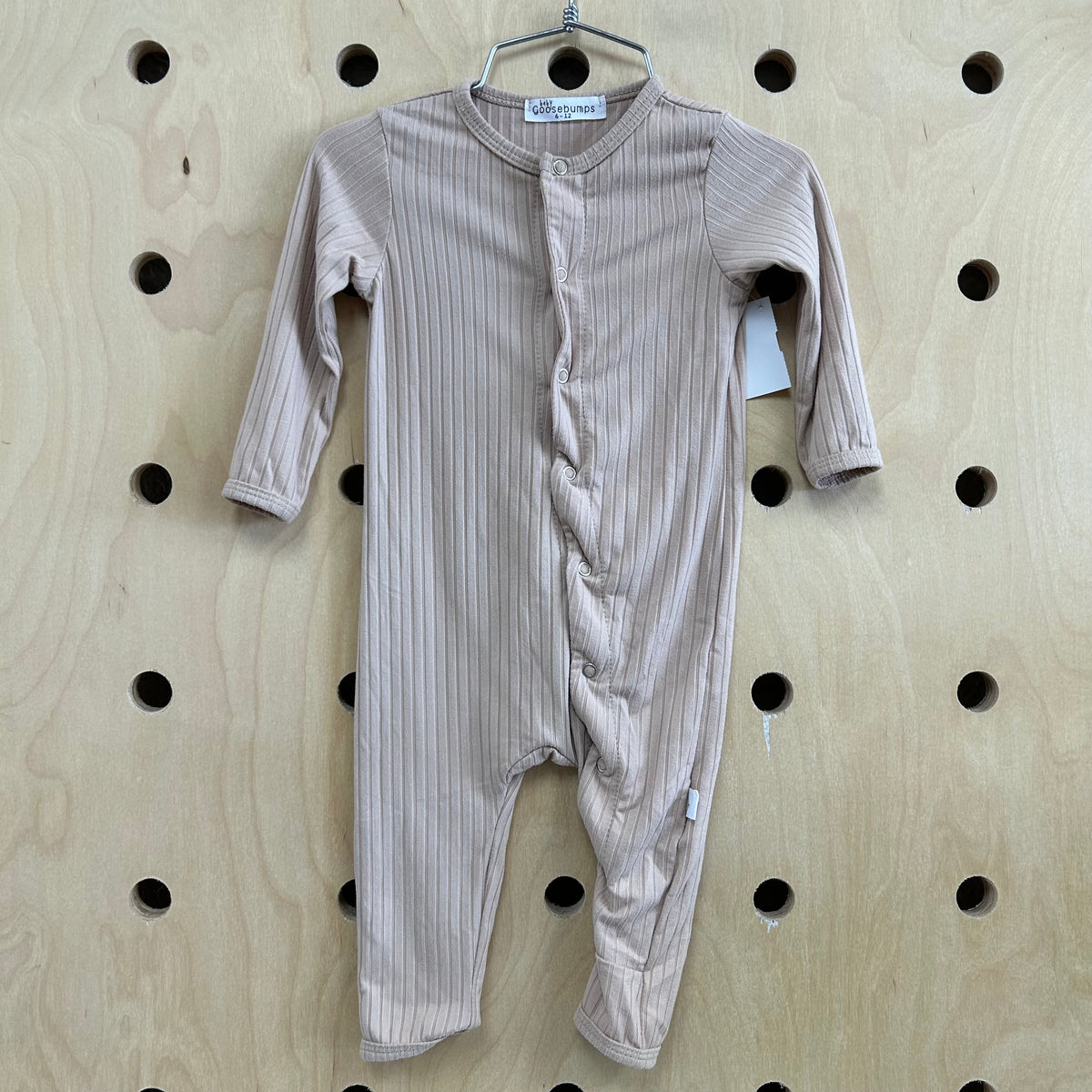 Tan Wide Ribbed Modal Romper