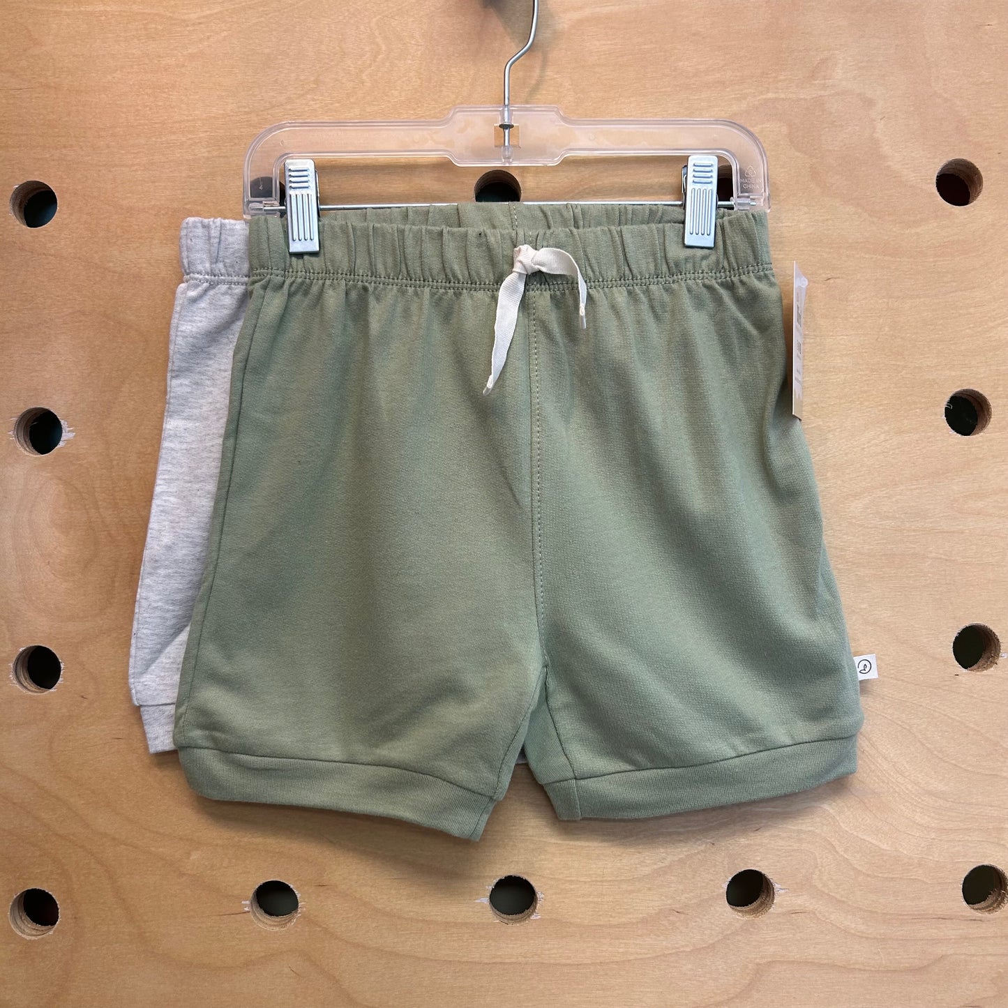 Organic Green/White Shorts NEW!