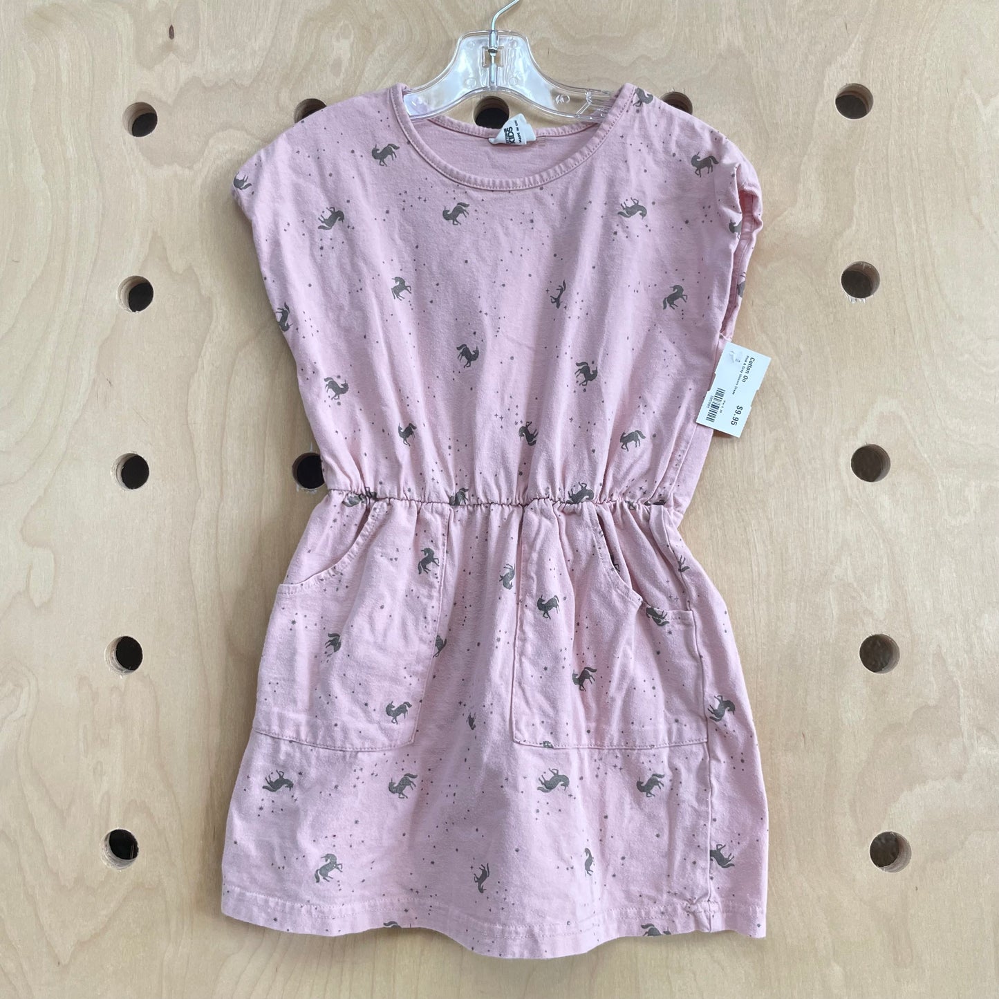 Pink & Grey Unicorn Dress