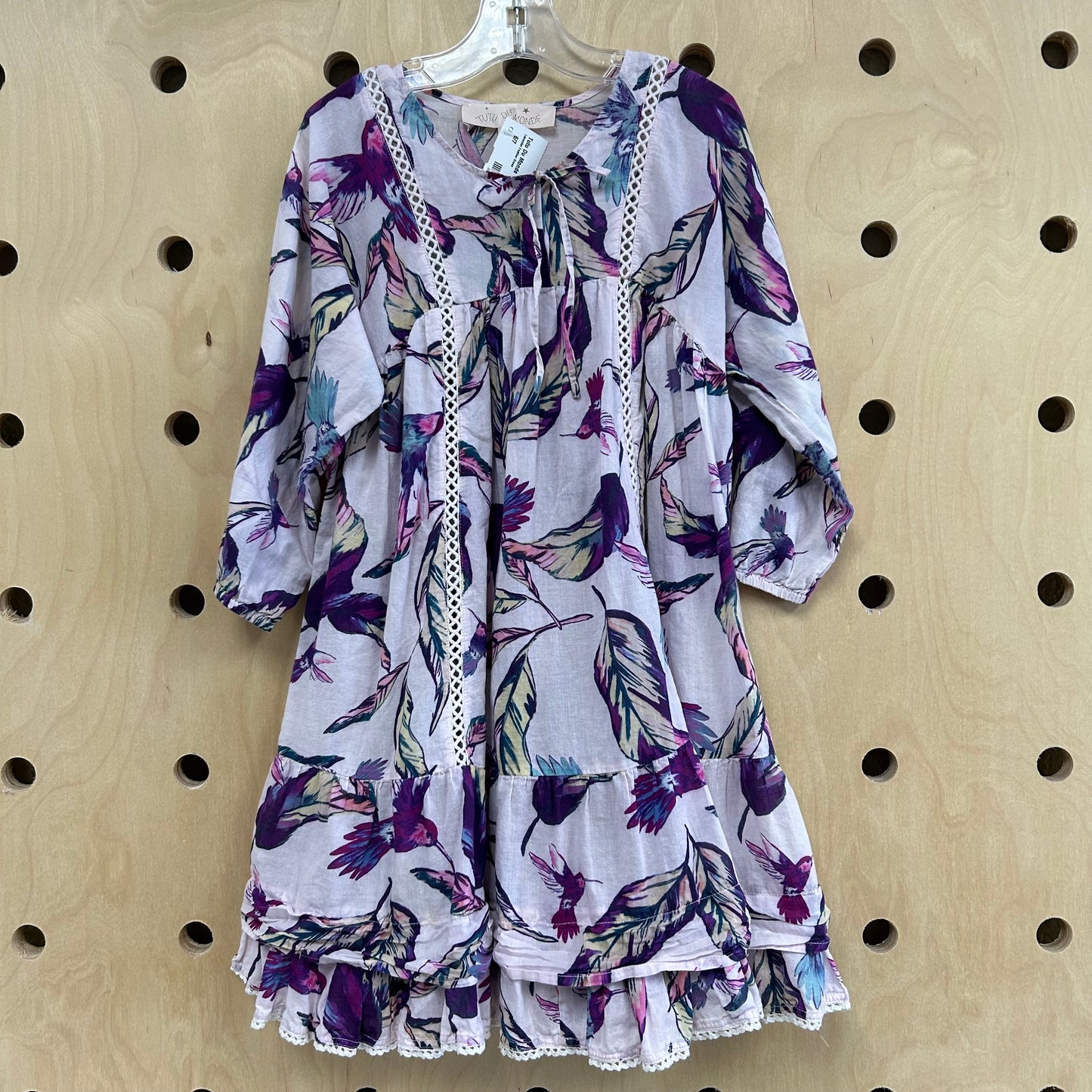 Lavender Feather Dress