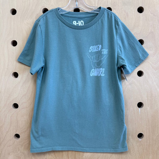 Green Shred the Gnarl Tee