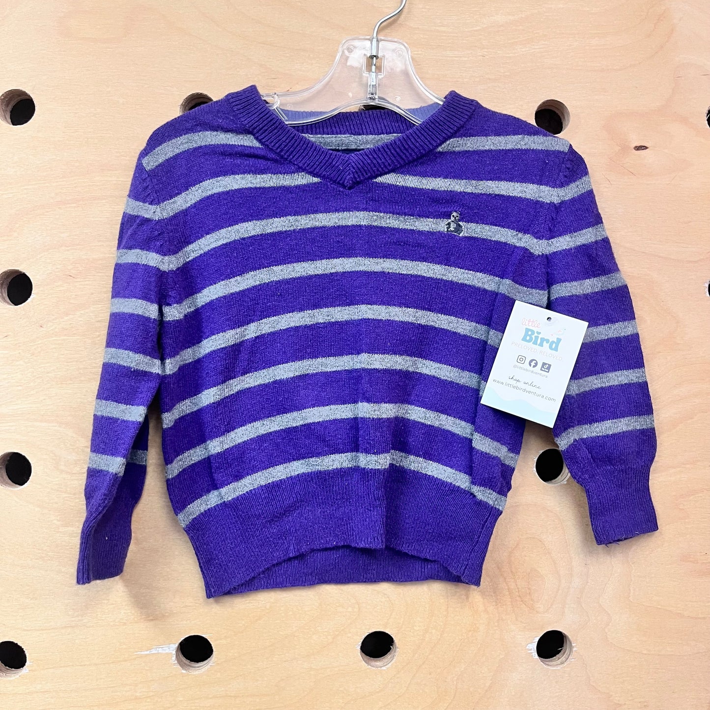 Purple & Grey Sweater