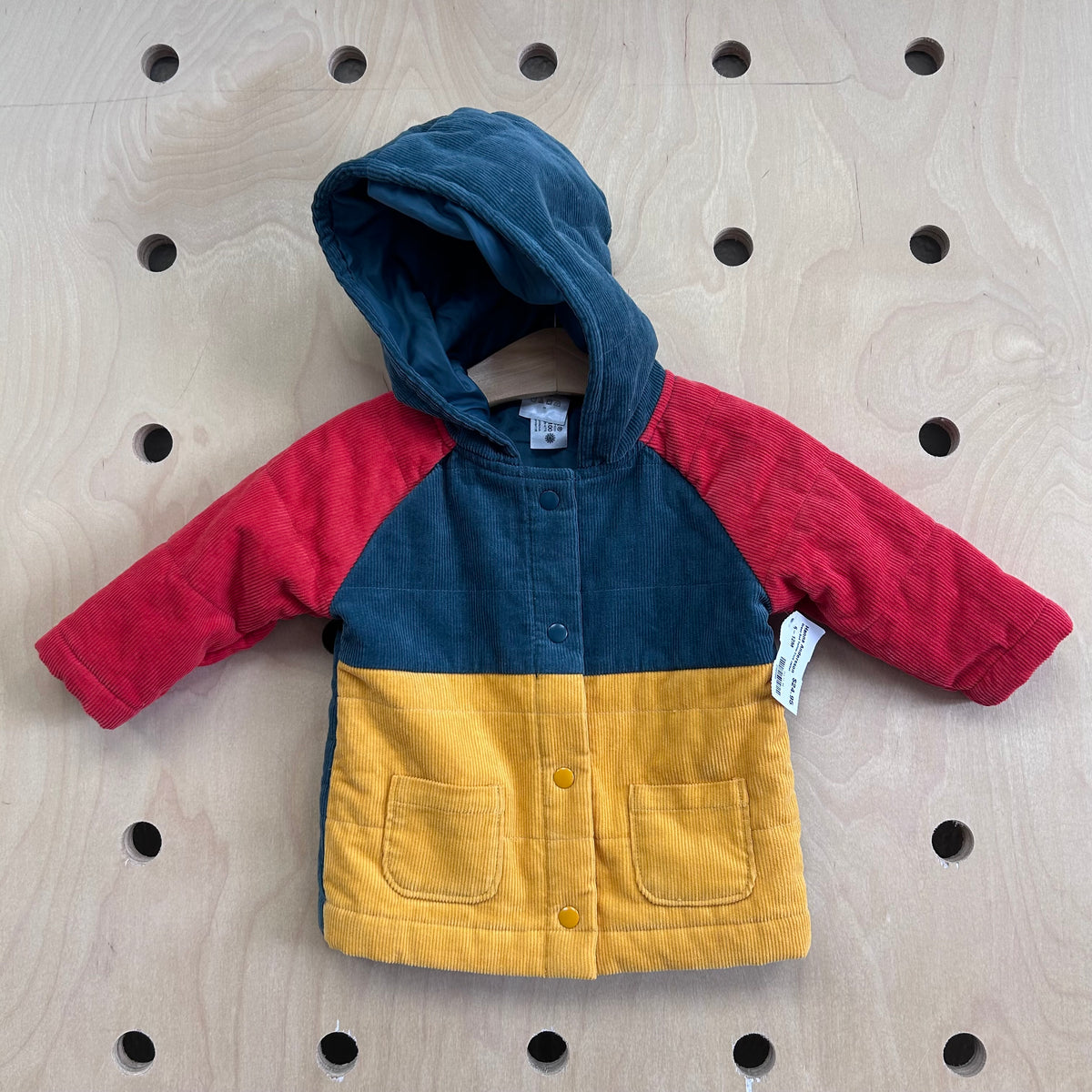 Green Red Yellow Cord Jacket
