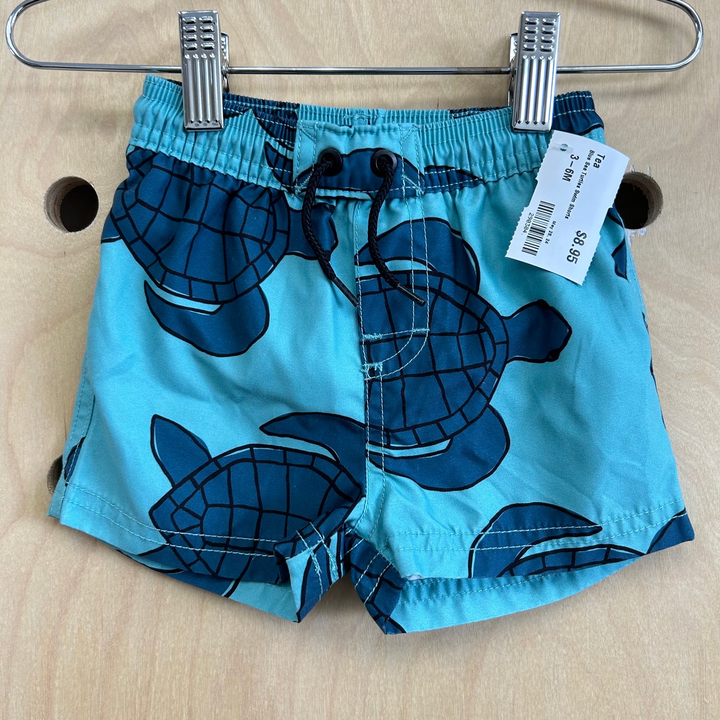 Blue Sea Turtles Swim Shorts